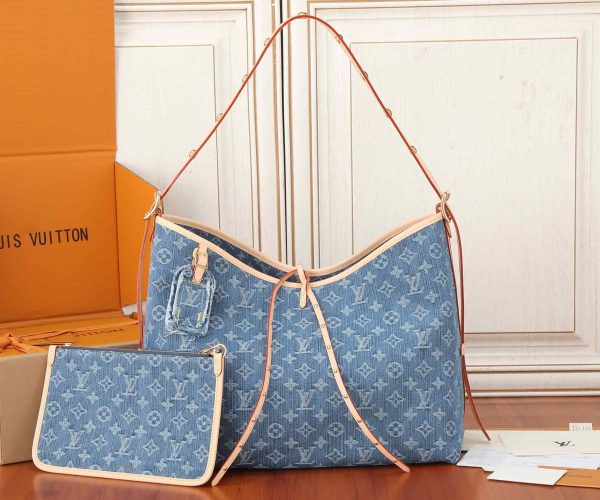 Denim CarryAll MM Handbag