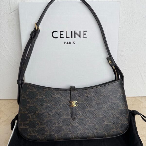 Tina Shoulder Bag In Triomphe Canvas (1)